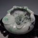 100% Natural Jadeite Jade Hand - Carved Brush Washer Nr/xy1947 Brush Washers photo 2