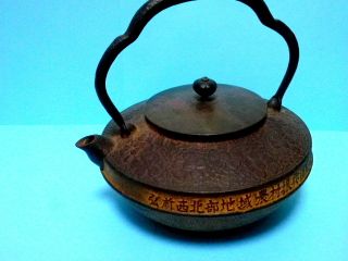 Japanese Iron Teapot Tetsubin Antieque Special Limited Edition Product Big Sizu photo