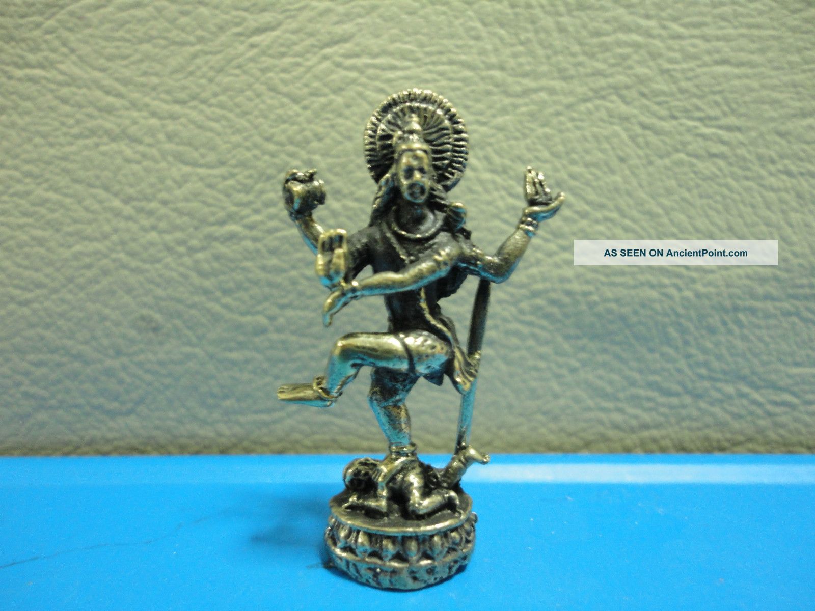 Lord Shiva Om Hindu Charm Thai Success Amulet Talisman Amulets photo