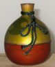Rare Old Japanese Ando Cloisonne Vase Pouch Style W/ Tombako And Pamphlet Vases photo 4