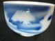 Antique 100+ Year Old Meiji Era Mt Fuji Scenic Imari Japanese Ceramic Tea Cup Glasses & Cups photo 5