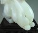 Fine Chinese Hetian Jade Carved Double Dragon Carving 405g Other photo 9