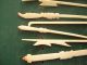 Old Vintage Chinese Carved Cocktail Drink Picks Appetizer Skewers Not Plastic Other photo 7