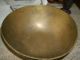 Antique Large Chinese Incised Brass Bowl “xuande Mark” Bowls photo 5