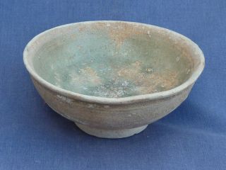 Chinese Sung Dynasty Bowl Unusual Green Glaze photo