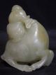 15.  A Chinese Celadon Jade Carving Of A Boy And Cow Probably18th To 19th C Other photo 5