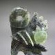 Chinese Hand - Crafted Carved Jade Statue & Fortune Dragon Head Tortoise And Coin Dragons photo 4