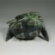 Chinese Hand - Crafted Carved Jade Statue & Fortune Dragon Head Tortoise And Coin Dragons photo 6