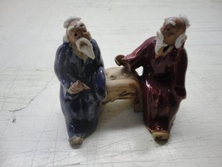 20th Century Chinese Antiques Figures In Ancient China photo