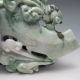 1060g 100% Natural Jadeite Jade Hand - Carved Statues - - Ruyi/lingzhi Nr/xy1943 Other photo 3