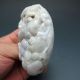 100% Natural Jadeite A Jade Hand - Carved Statue (with A Certificate) - Kito Pc1344 Other photo 4