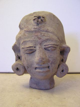 Fine Majapahit Terracotta Head 14th - 15th Century photo