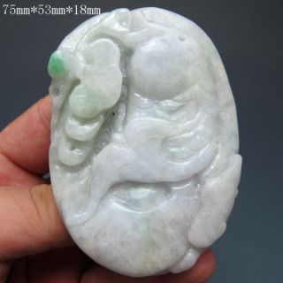 100% Natural Jadeite Statues (with Authentic Certificate) Nr/nc1333 photo