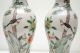 Pair Early 20thc Chinese Antique Porcelain Famille Verte Crackle Clazed Vase Other photo 2