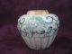 Antique Chinese Blue And White Porcelain Jar,  19th Century Vases photo 2