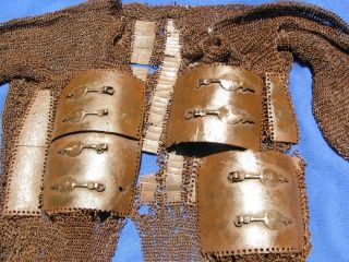 Antique Indo Persian Armour Chain Mail Islamic photo