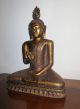 Gilded Bronze Statue Of Ceylon Sitting Buddha From Sri Lanka Other photo 1