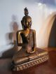 Gilded Bronze Statue Of Ceylon Sitting Buddha From Sri Lanka Other photo 2