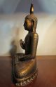 Gilded Bronze Statue Of Ceylon Sitting Buddha From Sri Lanka Other photo 3
