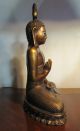 Gilded Bronze Statue Of Ceylon Sitting Buddha From Sri Lanka Other photo 4