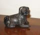 Antique Bronze Ceylon Sri Lanka Dog Statue Other photo 5