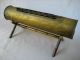 Antique Japanese Brass Bamboo Shaped Incense Burner W/ Stand - Collector ' S Item Other photo 1