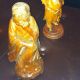 Asian Antique Wood Carving Statues Incredible Detail Collection Lot Unknown photo 5