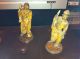 Asian Antique Wood Carving Statues Incredible Detail Collection Lot Unknown photo 6