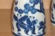 Pair Of Japanese Blue & White Porcelain Vase Imari Meiji Signed Vases photo 2