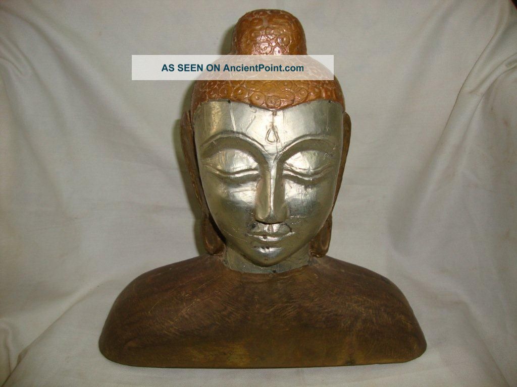 Antique Old Rare Vintage Brass Buddha Statue Statues photo