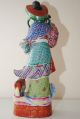 Early 20thc Chinese Antique Porcelain Famille Rose Lady & Deer Figurine 36cm Other photo 1