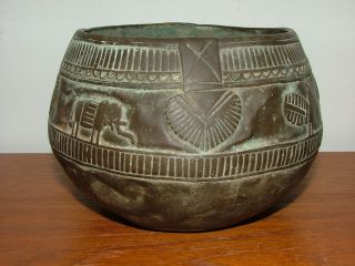 Ancient Bronze Bowl From India photo