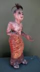 Burmese Wood Statue - Standing Man - Funky And Folksy With Great Character Burma photo 5