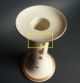 Meiji Taisho Satsuma Or Kinkozan Candle Holder Signed Marked With A Small Repair Vases photo 6
