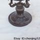 The Old Chinese Civil Acquired Bronze Incense Burner W Nr Buddha photo 3