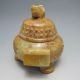 Old Antiques Chinese Jade Hand - Carved Incense Burners & Lid W Foo Dog Nr/pc1446 Incense Burners photo 2