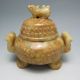 Old Antiques Chinese Jade Hand - Carved Incense Burners & Lid W Foo Dog Nr/pc1446 Incense Burners photo 3