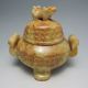 Old Antiques Chinese Jade Hand - Carved Incense Burners & Lid W Foo Dog Nr/pc1446 Incense Burners photo 5