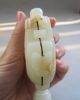 Old Chinese Hetian Jade Carved Vase Design Pendant Other photo 5