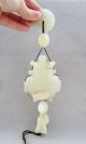 Old Chinese Hetian Jade Carved Vase Design Pendant Other photo 8
