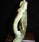 Old Chinese Hetian Jade Carved Dragon And Phoenix Carving Other photo 2