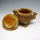 Old Antiques Chinese Jade Hand - Carved Incense Burners & Lid Nr/xy1433 Incense Burners photo 9