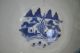 Antique Chinese Blue & White Canton Square Salad Bowl Early 19th C Excellent Bowls photo 1