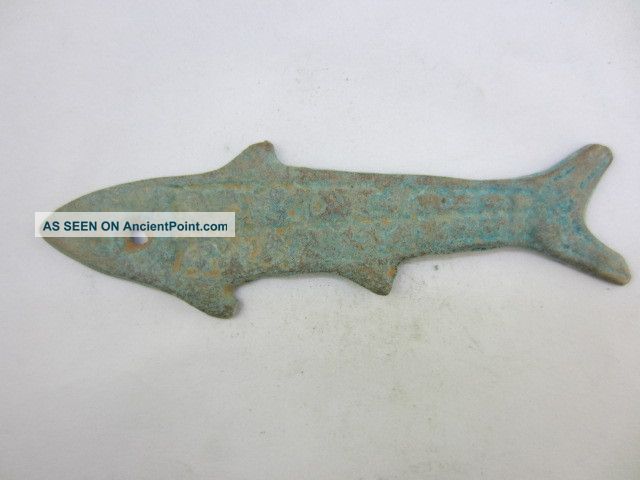 Collection Bronze Chinese Delicate Animal Carving Fish Shape Pendant Statue - K13 Other photo