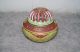 Antique Japanese Incense Burner Bowl Hand Painted Porcelain Green Red Brown Bowls photo 1