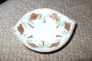 Japanese Nippon Porcelain Small Dish Hand Painted - photo