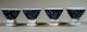 Japan Japanese Blue & White Sake Set Flower Decor,  Signed,  Ca.  First Half 20th C. Glasses & Cups photo 4