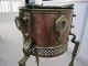 Antique North African Brass And Copper Plant Stand Middle East photo 3
