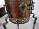 Antique North African Brass And Copper Plant Stand Middle East photo 5