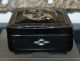 Antique Black Lacquer /mother Of Pearl Box Boxes photo 3